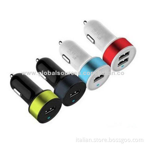 5V 2100ma dual USB mini car charger